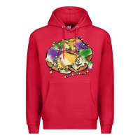 Cardinal mardi gras king cake Premium Hoodie - MaliasSmallBusiness