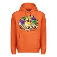 Carrot mardi gras king cake Premium Hoodie - MaliasSmallBusiness