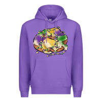 Purple mardi gras king cake Premium Hoodie - MaliasSmallBusiness