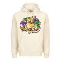 Tofu mardi gras king cake Premium Hoodie - MaliasSmallBusiness