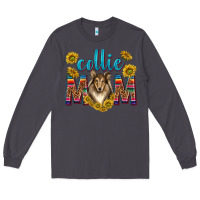 Smoke western collie mom Long Sleeve Tee - texasbilliewilder