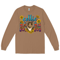 Toasted Coconut western collie mom Long Sleeve Tee - texasbilliewilder