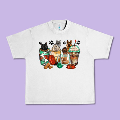 German Shepherd Black And Grey Cat Coffee Cups Urban Heavy Tee Designed By Zillion Design Studio
