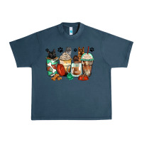 Midnight Navy german shepherd black and grey cat coffee cups Urban Heavy Tee - Zillion Design Studio
