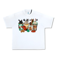 White german shepherd black and grey cat coffee cups Urban Heavy Tee - Zillion Design Studio