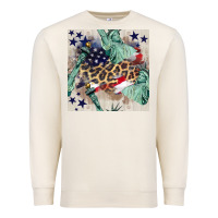 Sandshell statue of liberty leopard Premium Sweatshirt - BundleAndBundleShop