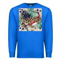 True Royal statue of liberty leopard Premium Sweatshirt - BundleAndBundleShop