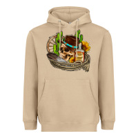 Mushroom cowboy cactus  sunflowers whiskey Heavyweight Hoodie - AdoDesignShop