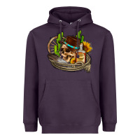 Plum cowboy cactus  sunflowers whiskey Heavyweight Hoodie - AdoDesignShop