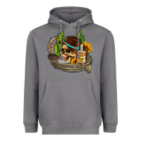 Storm cowboy cactus  sunflowers whiskey Heavyweight Hoodie - AdoDesignShop