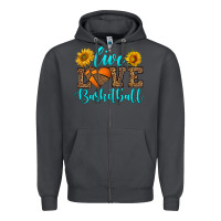 Smoke live love basketball Zipper Hoodie - HRA Design Shop