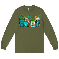 Army Green gemstone coffee cups Long Sleeve Tee - Zillion Design Studio