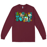 Burgundy gemstone coffee cups Long Sleeve Tee - Zillion Design Studio
