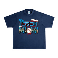 Navy baseball mimi with leopard Urban Heavy Tee - Zillion Design Studio