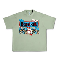 Oil Green baseball mimi with leopard Urban Heavy Tee - Zillion Design Studio
