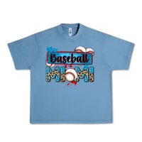 Pebble Blue baseball mimi with leopard Urban Heavy Tee - Zillion Design Studio