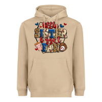 Mushroom little sister biggest fan baseball Heavyweight Hoodie - Jasminsmagicworld