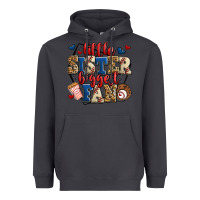Smoke little sister biggest fan baseball Heavyweight Hoodie - Jasminsmagicworld