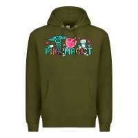 Army Green pharmacist Premium Hoodie - MaliasSmallBusiness