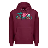 Burgundy pharmacist Premium Hoodie - MaliasSmallBusiness