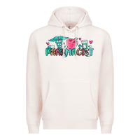 Pale Pink pharmacist Premium Hoodie - MaliasSmallBusiness