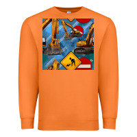 Carrot excavator seamless pattern Premium Sweatshirt - BundleAndBundleShop