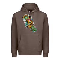 Coffee Baja California State Of Mexico Map Premium Hoodie - RanaPortraitStore