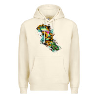 Sandshell Baja California State Of Mexico Map Premium Hoodie - RanaPortraitStore