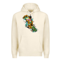 Tofu Baja California State Of Mexico Map Premium Hoodie - RanaPortraitStore