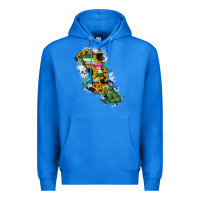 True Royal Baja California State Of Mexico Map Premium Hoodie - RanaPortraitStore