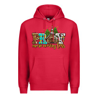 Cardinal pray more worry less with church Premium Hoodie - AdoDesignShop