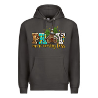 Smoke pray more worry less with church Premium Hoodie - AdoDesignShop