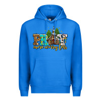 True Royal pray more worry less with church Premium Hoodie - AdoDesignShop