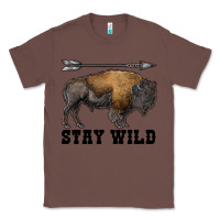 Chestnut stay wild bison Classic Tee - RanaPortraitStore