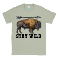 Matcha stay wild bison Classic Tee - RanaPortraitStore