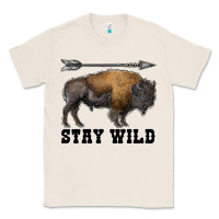 Natural stay wild bison Classic Tee - RanaPortraitStore