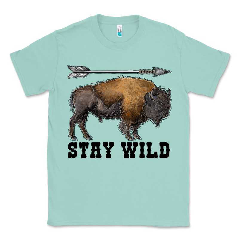 Stay Wild Bison Classic Tee by RanaPortraitStore | Teevron