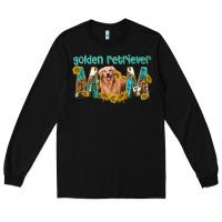 Black western golden retriever mom Long Sleeve Tee - texasbilliewilder