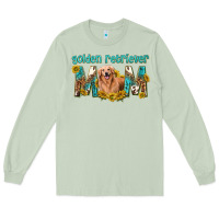 Matcha western golden retriever mom Long Sleeve Tee - texasbilliewilder
