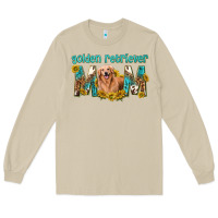 Mushroom western golden retriever mom Long Sleeve Tee - texasbilliewilder