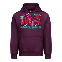 Mauve Wine medical assistant Urban Hoodie - MaliasSmallBusiness