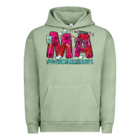Pigment Oil Green medical assistant Urban Hoodie - MaliasSmallBusiness