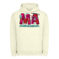 Pigment Pistachio medical assistant Urban Hoodie - MaliasSmallBusiness