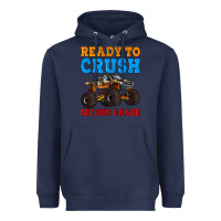 Navy ready to crush second grade Heavyweight Hoodie - Artiststas