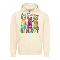 Sandshell Don't worry be hoppy Easter Day Zipper Hoodie - Neo Western