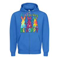 True Royal Don't worry be hoppy Easter Day Zipper Hoodie - Neo Western