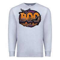 Heather Grey boo Premium Sweatshirt - JahusDesignShop