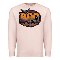 Pale Pink boo Premium Sweatshirt - JahusDesignShop