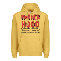Antique Gold motherhood some day i rock it Premium Hoodie - MaliasSmallBusiness