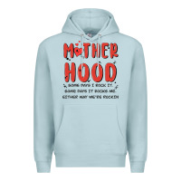 Blue Mist motherhood some day i rock it Premium Hoodie - MaliasSmallBusiness